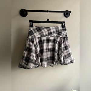 BCBGeneration plaid skirt